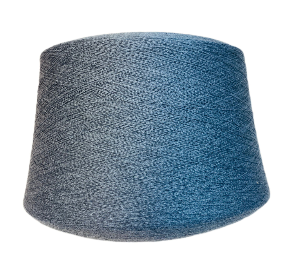 Пряжа на бобине (италия) 85% хлопок 15% кашемир 100г-1650м 200г