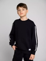 Свитшот для мальчика черный школьный