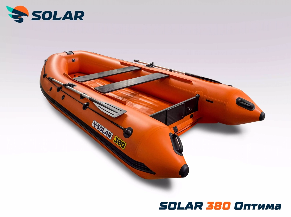 Лодка надувная моторная solar-380 к (оптима)