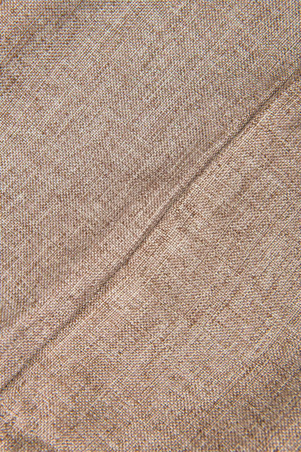 Мешочек XOXO, текстиль, коричневый, 24,5*14 см