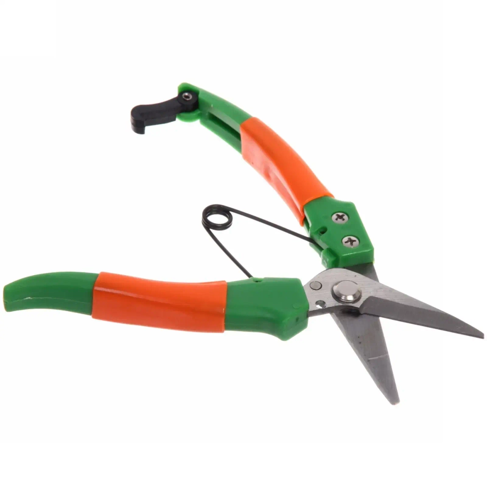 Секатор-ножницы садовые 8» (20см) «Росток» пластиковые комбинированные ручки ДоброСад