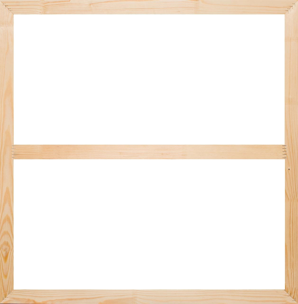 Глухой подрамник 75x90 см. (с перекладиной) сеч. 40х18 мм.