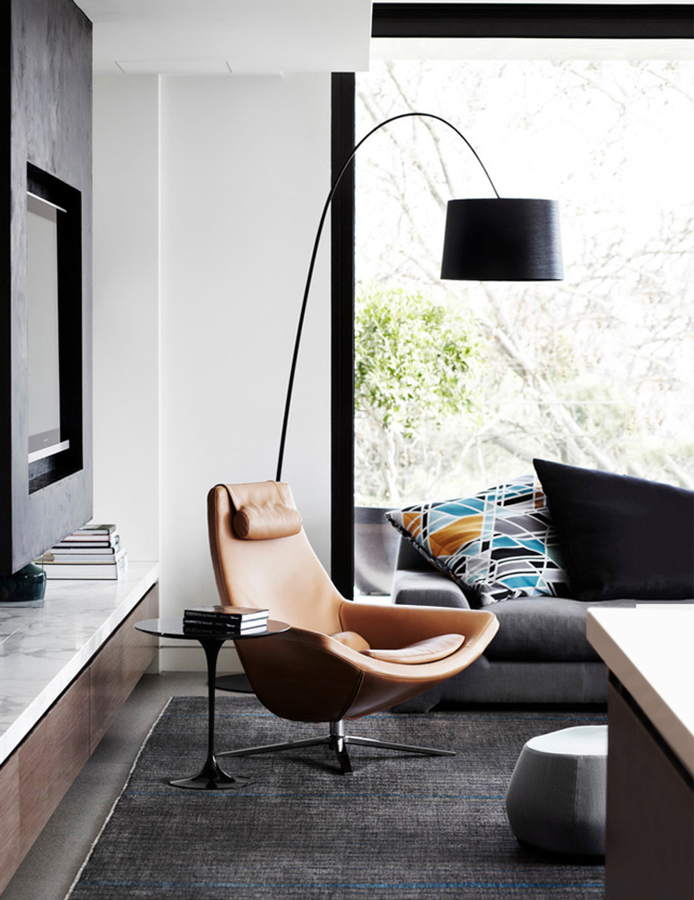 Напольный дизайнерский светильник  Twiggy by Foscarini (желтый)