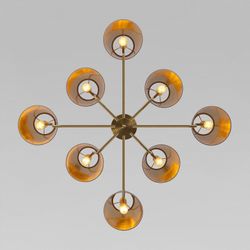 Люстра на штанге Eurosvet Topanga 60173/8 латунь
