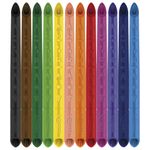 Карандаши цветные монолитные MAPED "Infinity", набор 12 цветов, трехгранные, 861600