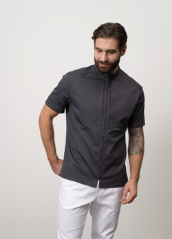 Туника с кокетками-карманами