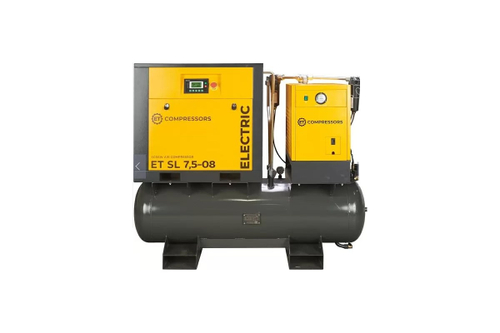 Компрессор винтовой с ресивером и осушителем ET SL 7,5-08-250 ES (IP55)