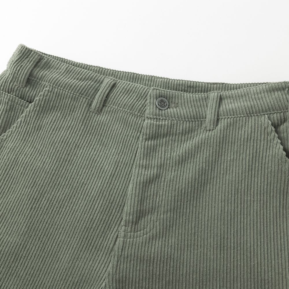 Шорты Ymkashix Nineties Velvet пыльно-зеленые