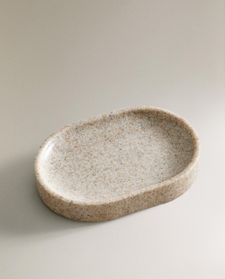 Zara Home мыльница, смола, бежевый