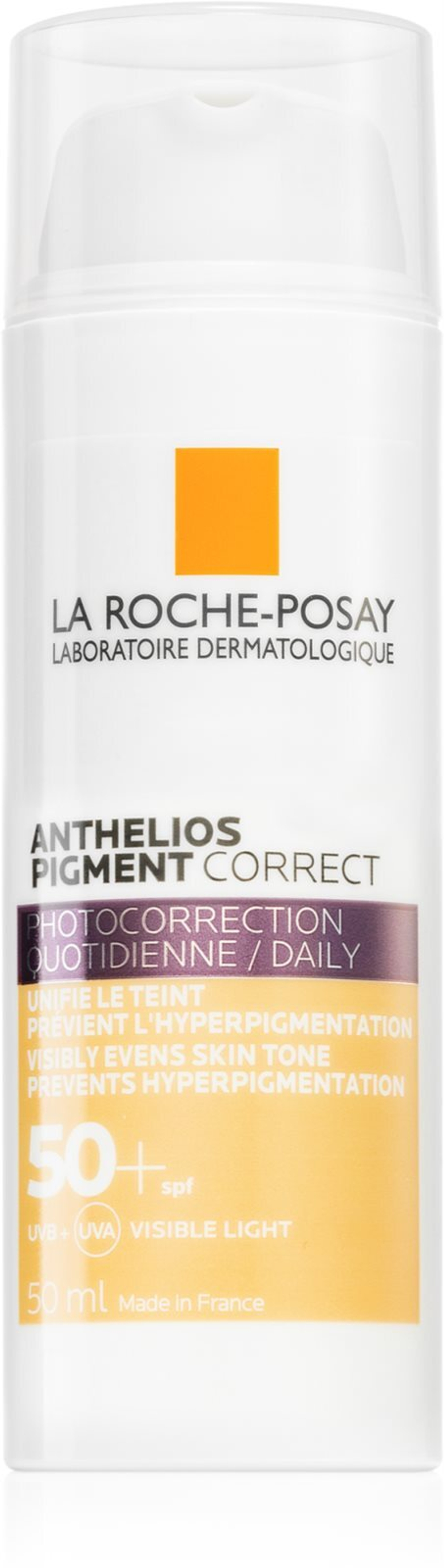La Roche-Posay Anthelios - солнцезащитный крем против пигментных пятен SPF 50+ /  Light 50  ml  / GTIN 3337875797764