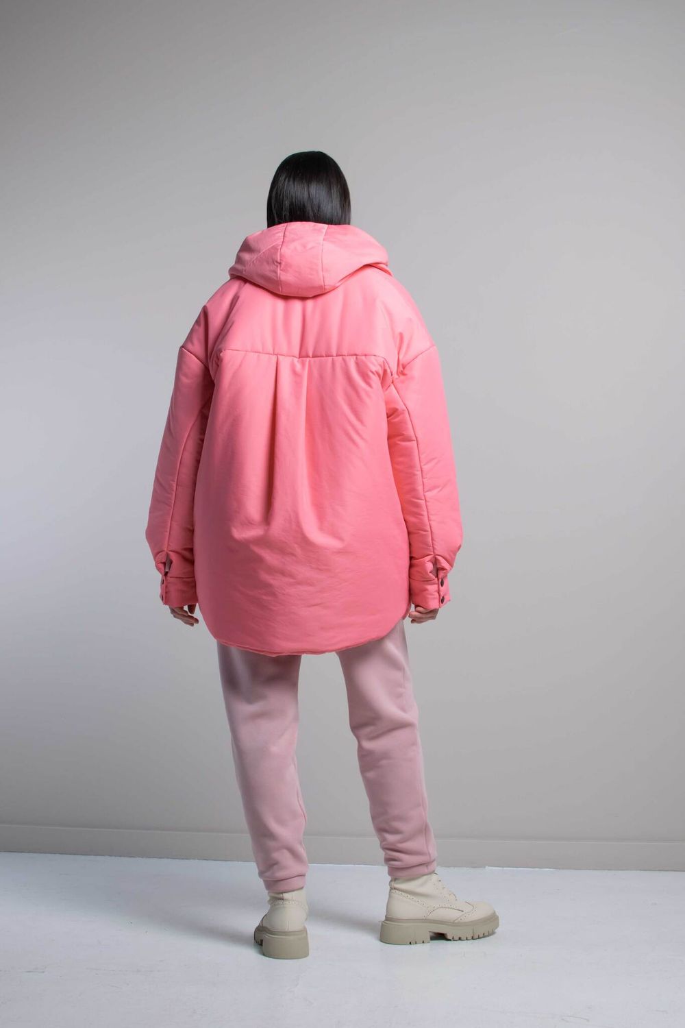 Капюшон-манишка Alexandra Talalay AH001 розовато-лиловый