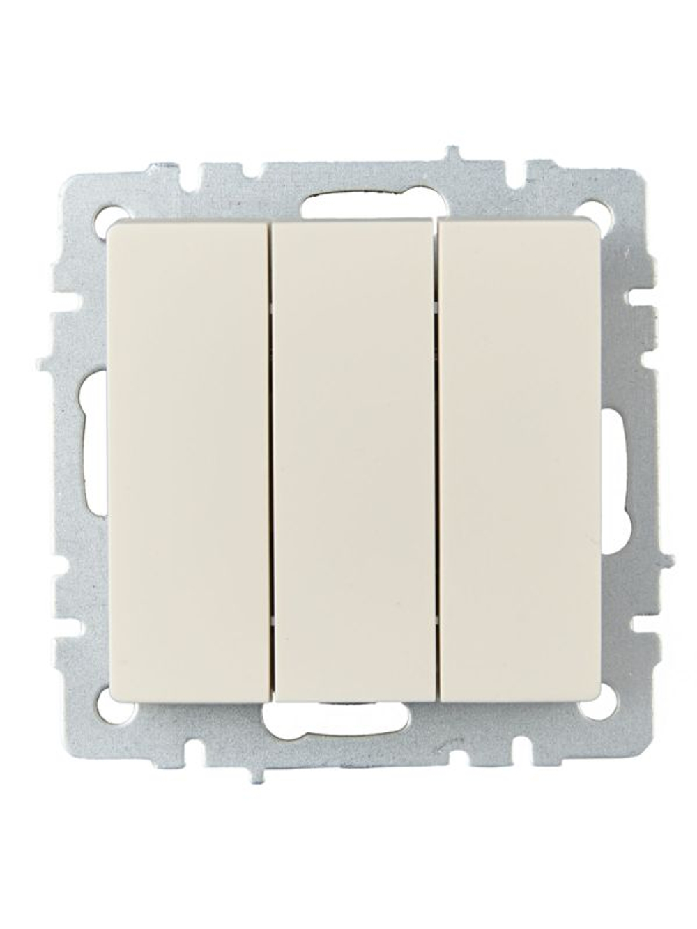 Выключатель 3-кл. СП BRITE ВС10-3-0-БрКр 10А механизм беж. IEK BR-V30-0-10-K10