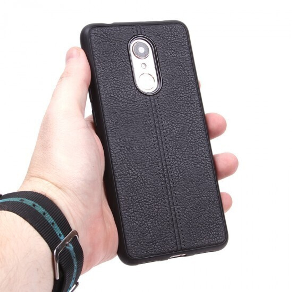 Панель из экокожи для Xiaomi Redmi 5, 010498 Черный
