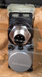 DREE6-1X/210MG24K24A1M - Пропорциональный редукционный клапан Ду6 со встроенным усилителем, сигнал A1 = 0-10В, давление регулировки до 210 бар, монтаж - на плиту