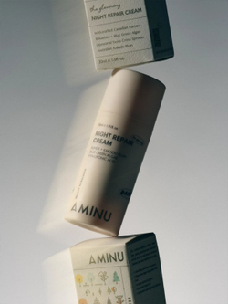 AMINU NIGHT REPAIR CREAM - ночной восстанавливающий крем, 30 мл