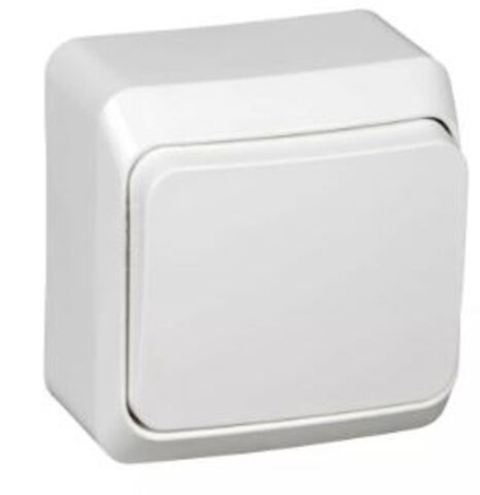 Выключатель 1-кл. ОП Этюд 10А IP20 бел. SE BA10-001B