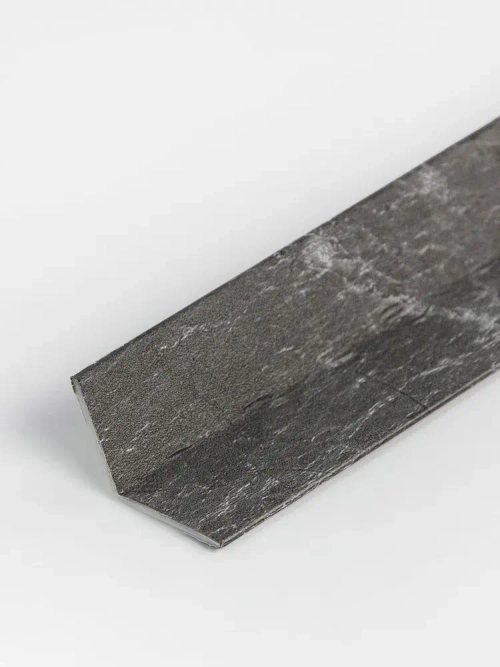 Угол к панелям ПВХ ВЕК универсальный Стоун антрацит 3000 мм