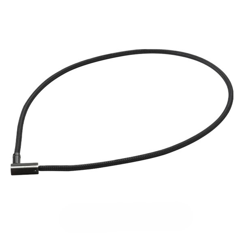 Ожерелье PHITEN RAKUWA NECKLACE MG CHOPPER SQUARE черно-серебристое