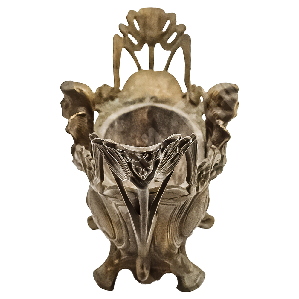 Жардиньерка в стиле ар-нуво. Бронза, литьё. Франция. Нач. ХХ в.