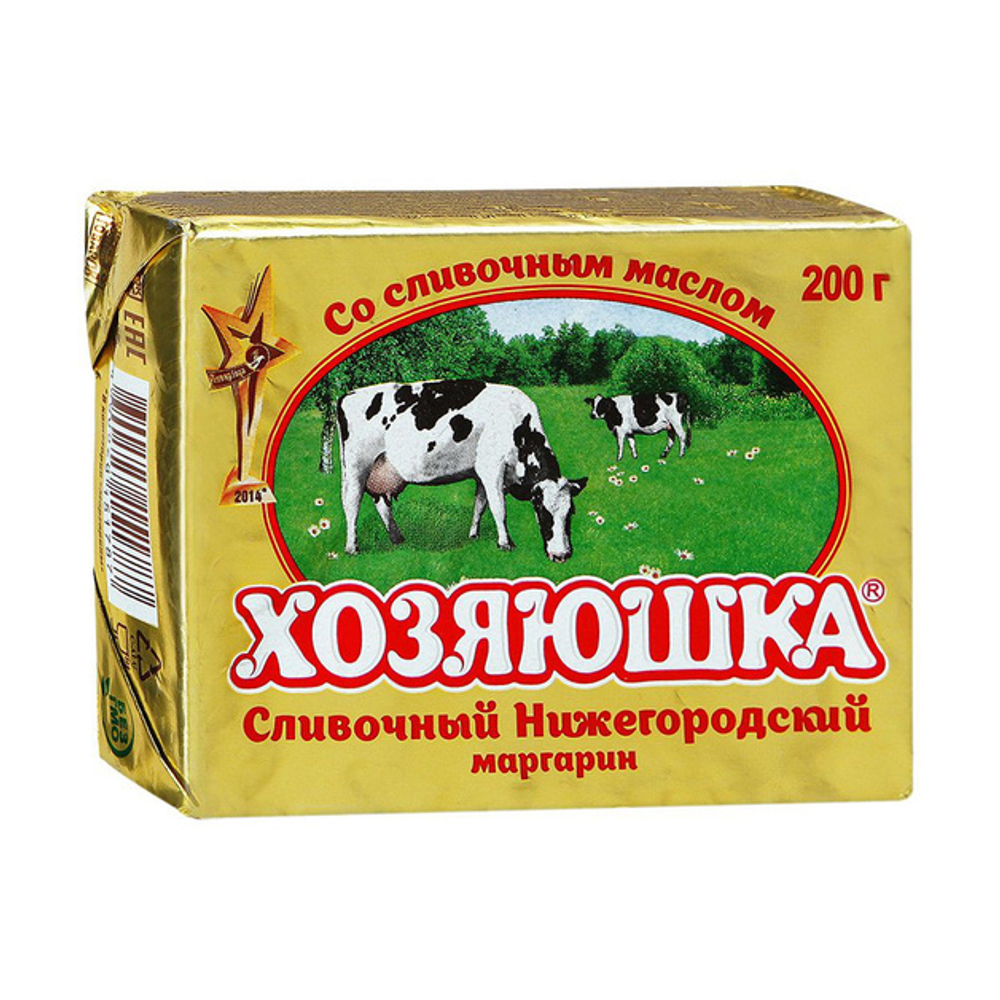 Маргарин сливочный 60% «Хозяюшка» - 200 г