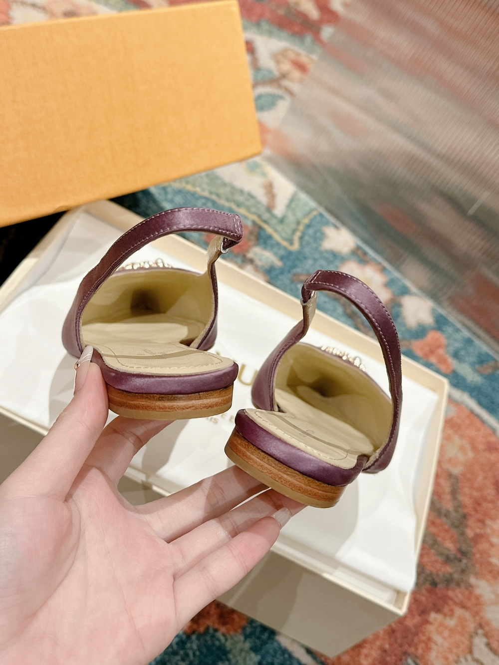 Louis Vuitton Met Slingback Ballerina