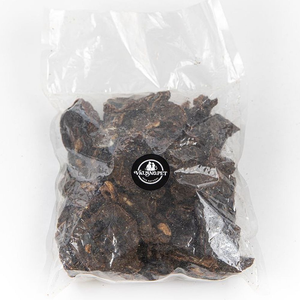 Лакомство для собак Сытый Питомец Почки говяжьи сушеные, упаковка 500 г