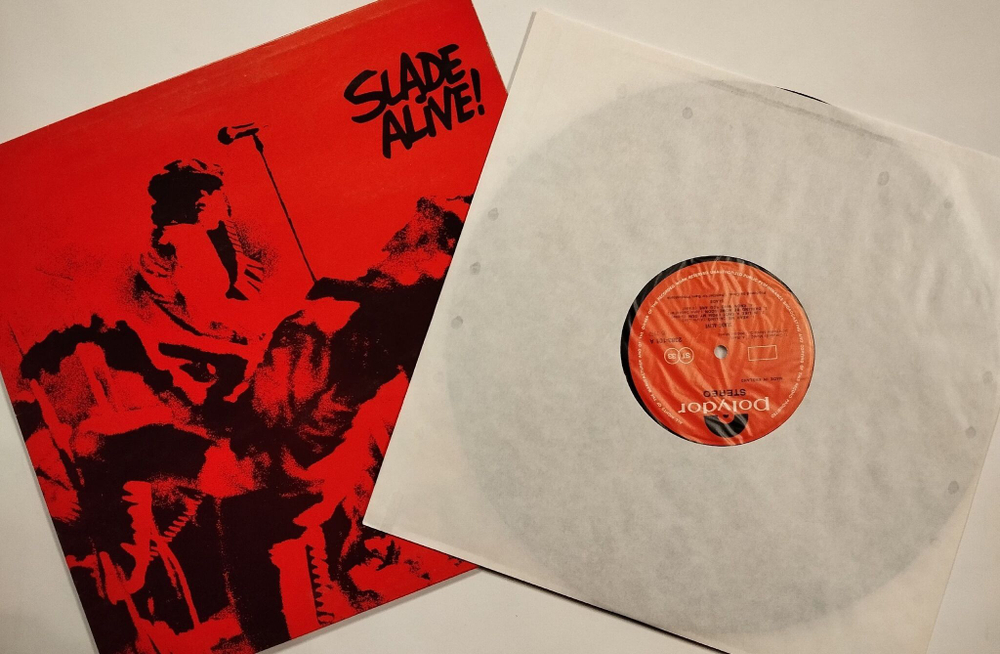 Винтажная виниловая пластинка LP Slade Alive (UK 1972)