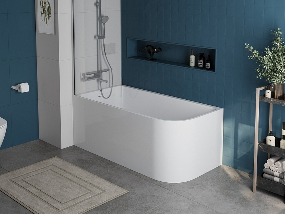 Акриловая ванна BelBagno 170x73 L BB712-1700-730-L без гидромассажа