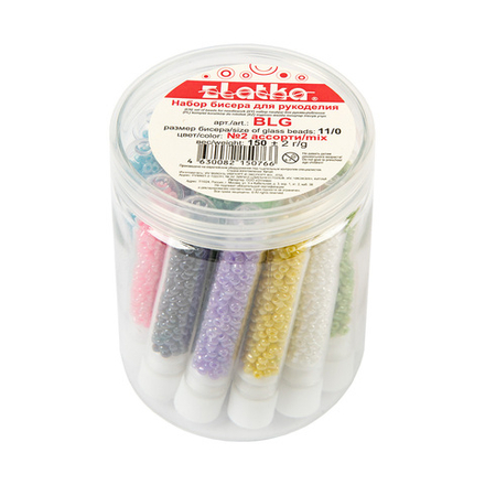 "Zlatka" набор бисера для рукоделия BLG цвет №1