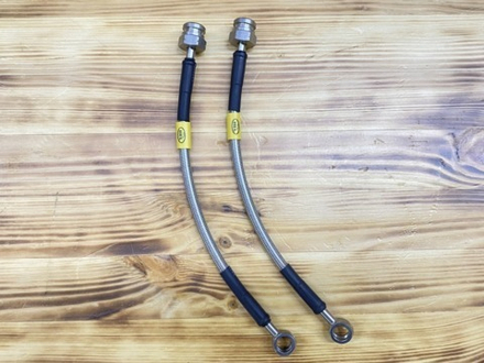 Suzuki Jimny JB43 (1998-2018) Комплект армированных тормозных шлангов (2 шт. кузов-рама под бодилифт 40/50мм)