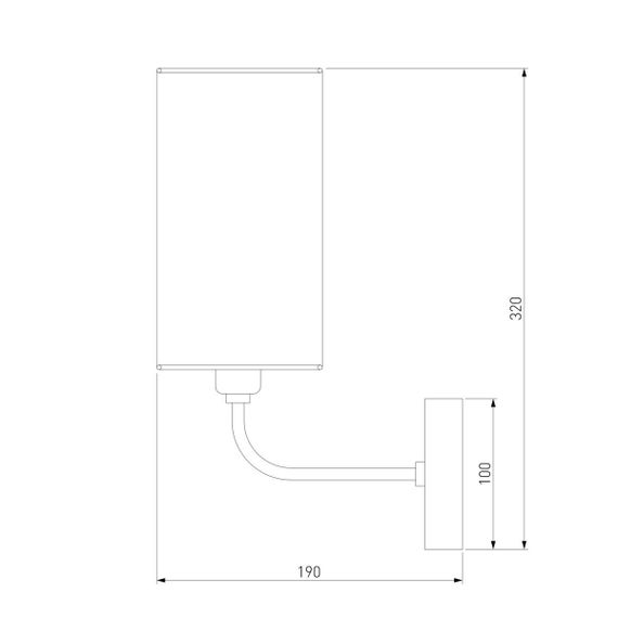 Бра Eurosvet Purezza 60128/1 хром