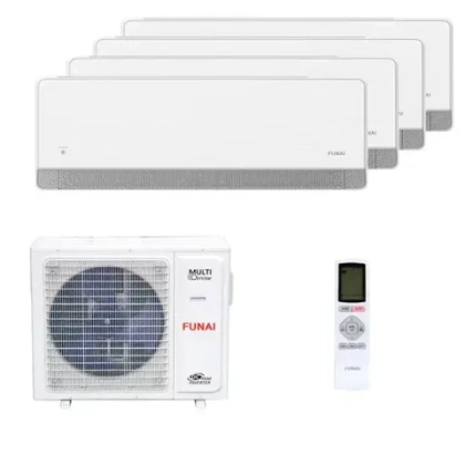 Мульти сплит-система Funai на 4 комнаты (25+25+25+25) KAGAMI SHIRO ORIGAMI KODO