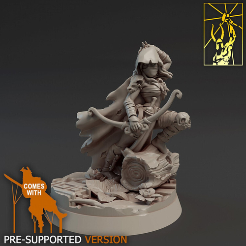 Человек Вор Ассасин Разбойник Плут Бандит Рейджер Охотник Следопыт миниатюра для dnd, днд, pathfinder, фентези, Настольная игра, НРИ, Варгейм, РПГ