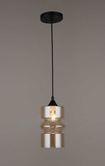 4649/1H BK (4) Люстра (RL)