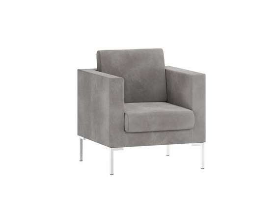 Hans Кресло HNS-01 Teddy 024/Металл Хром 720*770*820