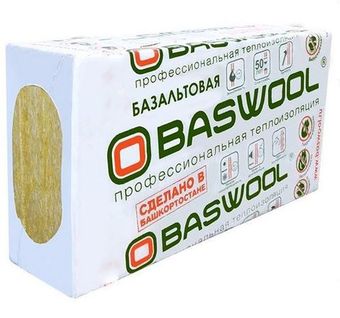 Базальтовая вата Baswool (Басвул) Лайт 45 100 мм