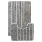 Комплект из 2 ковриков L'CADESI Marathon, 50(U 50х40), Полоска, бежевый Турция