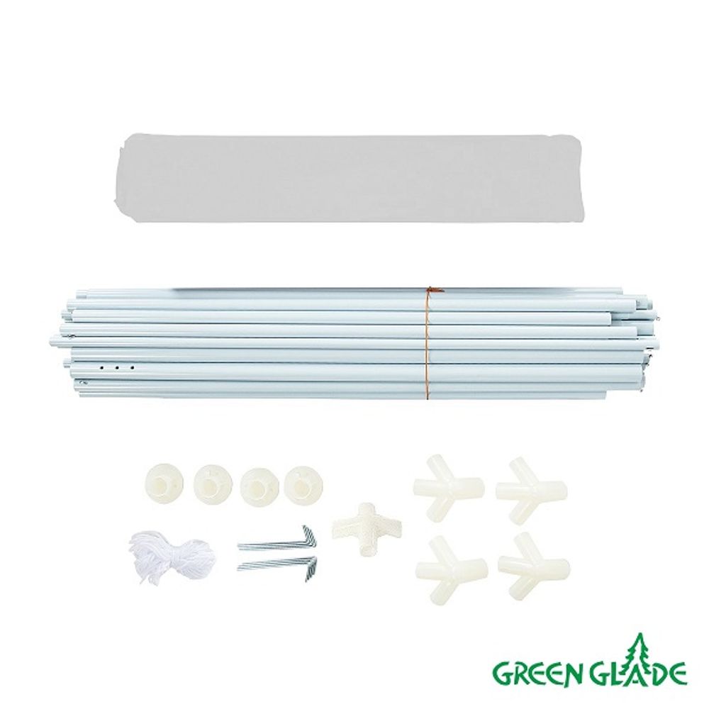 Тент садовый Green Glade 1017 2,4х2,4м/3х3х2,37м полиэстер + полиэтилен