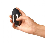 Чёрный утяжеленный премиум-вибратор 9,6см Le Wand Point Black LW-016-BLK