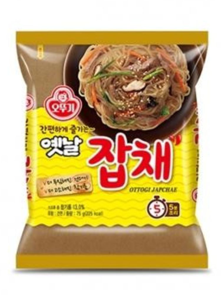 Лапша быстрого приготовления Чапче Ottogi Japchae 75 г, 2 шт
