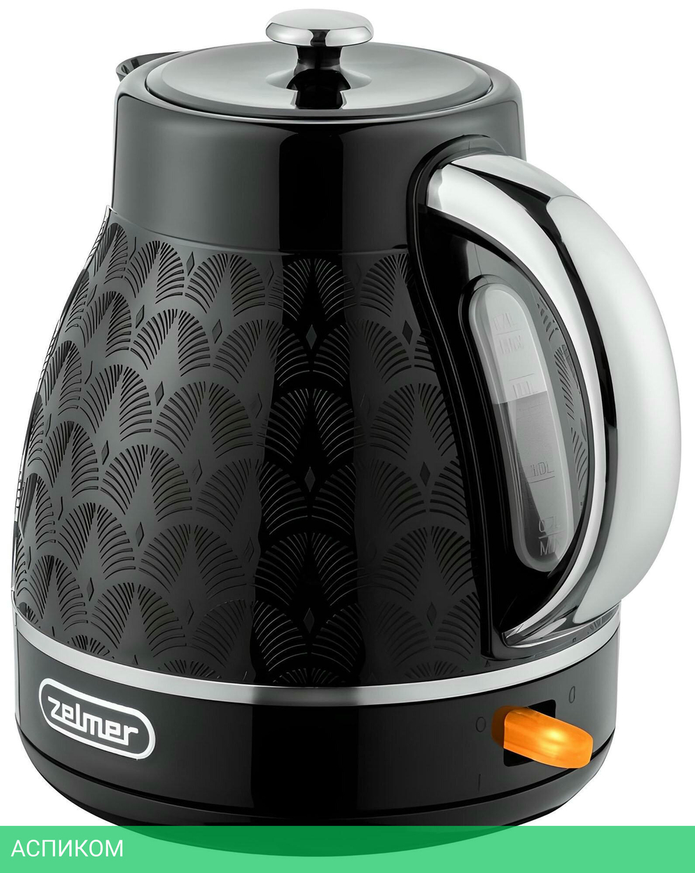 Электрочайник Zelmer ZCK7640 Black (71505422P)