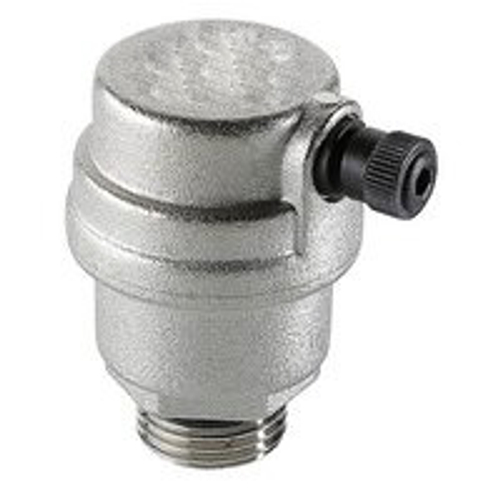 Воздухоотводчик прямой НИКЕЛ 1/2  ViEiR  (100/1шт)