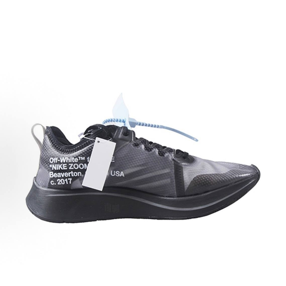 Off-White x Nike Zoom Fly Black Silver