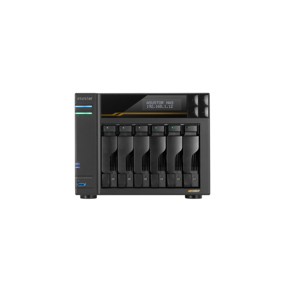 Сетевой накопитель NAS ASUS / ASUSTOR AS6806T (LOCKERSTOR 6 Gen3) (90IX01T6-BW3S00)