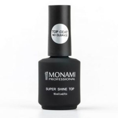 Топ супер-блеск для гель-лака без л/с Super Shine top no cleance Monami,  15 мл