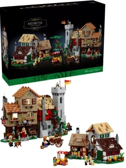 Конструктор Средневековая городская площадь 3304 детали