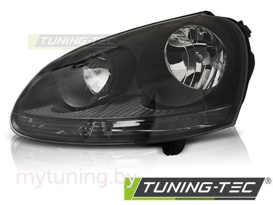 Фара передняя BLACK LEFT SIDE TYC для VW GOLF 5 10.03-09