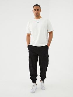 Джоггеры карго джинсовые. Асфальт