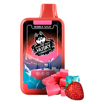 HUSKY AIR MAX ULTRA 25000 - Лесная клубника, жвачка и лед (Bubble Wild)