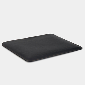 Чехол для MacBook 13-14' и документов из кожи теленка, черный с коричневым подкладом